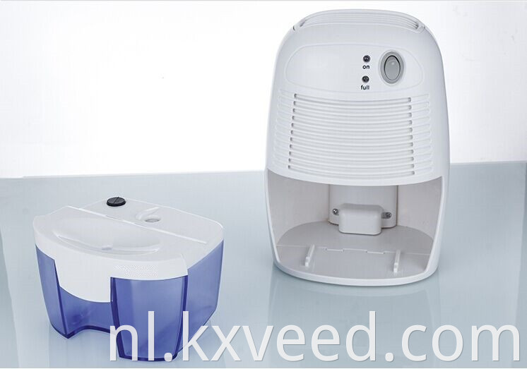 Mini -ontvochtiger luchtdroogde huisontvochtiger met 500 ml watertank
